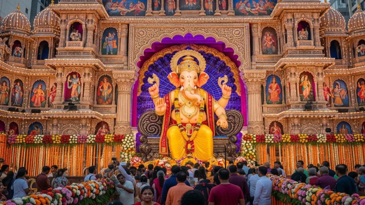 Ganesh chaturthi 2025 lalbag cha raja